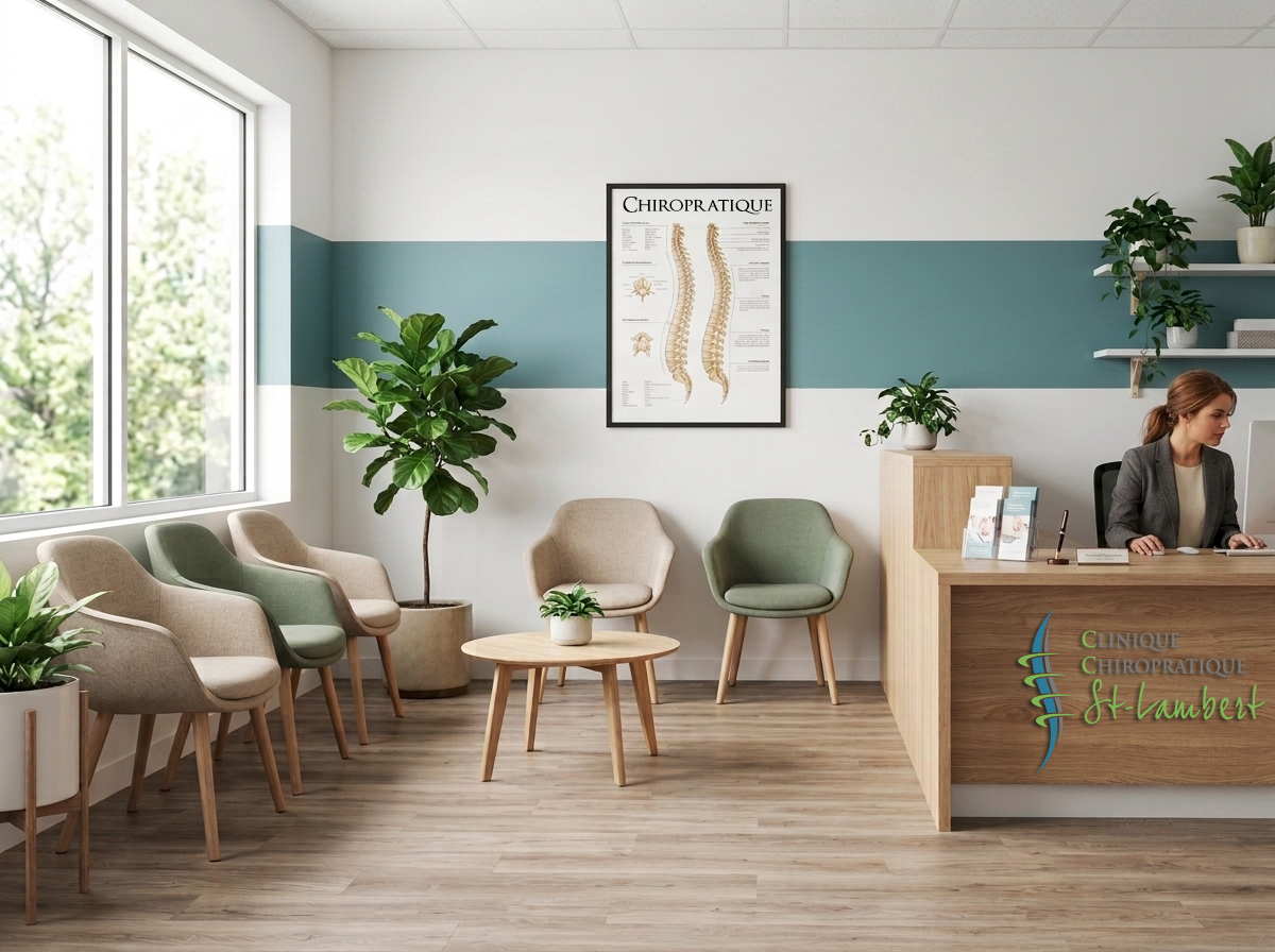 Intérieur de la Clinique Chiropratique St-Lambert